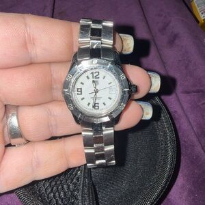 Silver Tag Heuer Aquaracer Stainless Steel Watch- just serviced